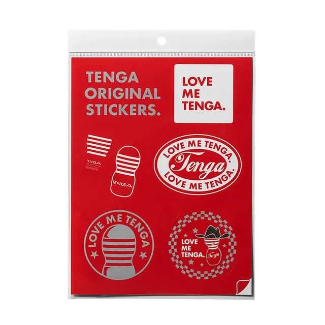 Tenga TENGA Merch Original Sticker B autocollant logo