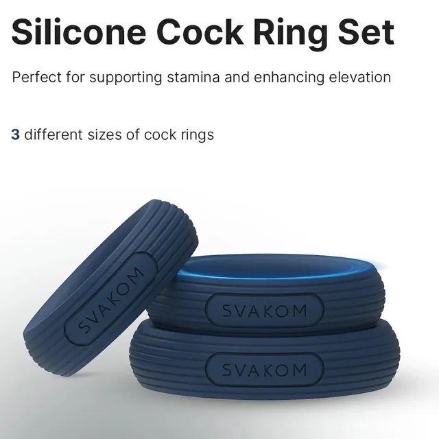 Svakom Triooo Anneau Pénien Silicone Lot Non Vibrant