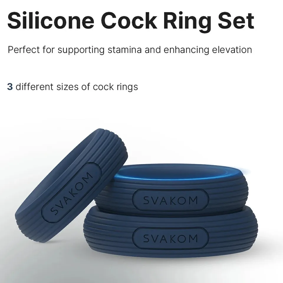 Svakom Triooo Anneau Pénien Silicone Lot Non Vibrant