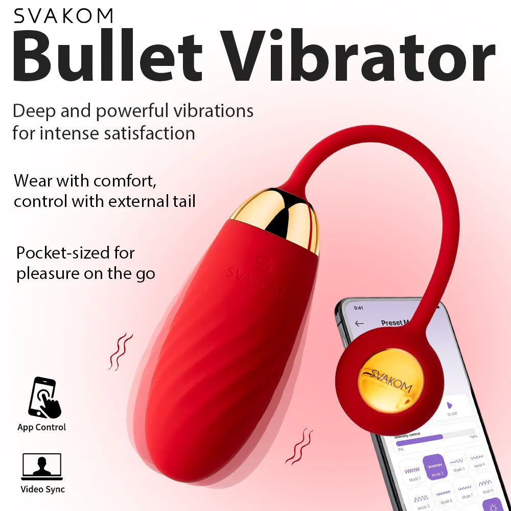 Svakom Ella Neo mini vibro bullet rouge