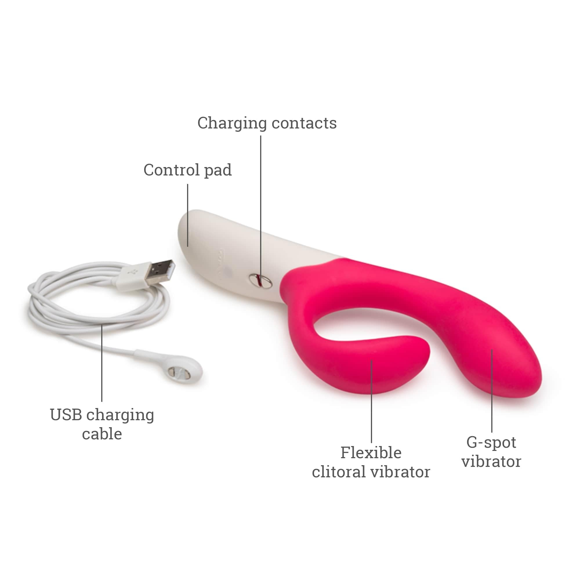 We-Vibe Nova vibromasseur rabbit rose silicone 10 modes