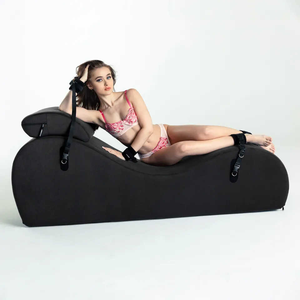 Liberator Bondage Esse Slim chaise bondage microvelvet noir
