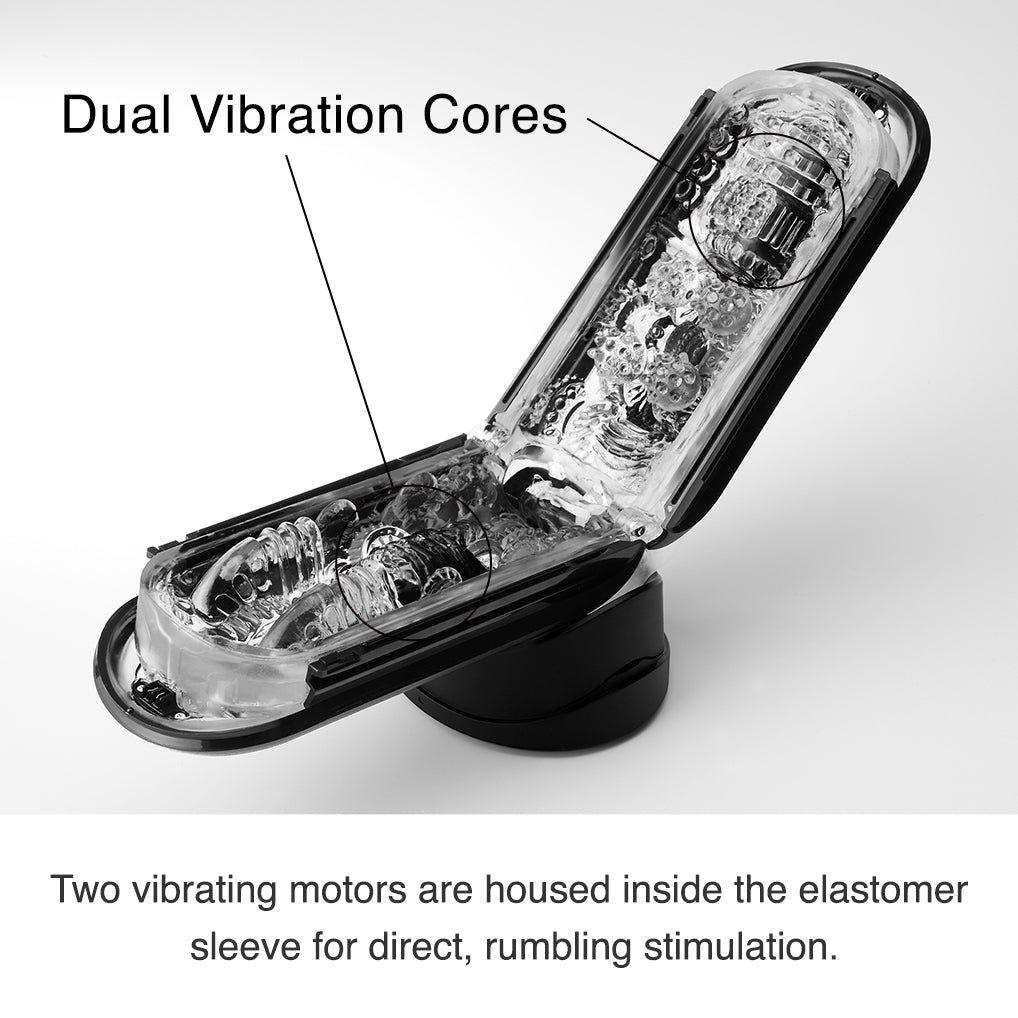 Tenga Flip Zero EV Black masturbateur vibrant noir