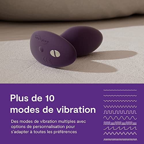 We-Vibe Ditto plug anal vibrant violet télécommandé silicone
