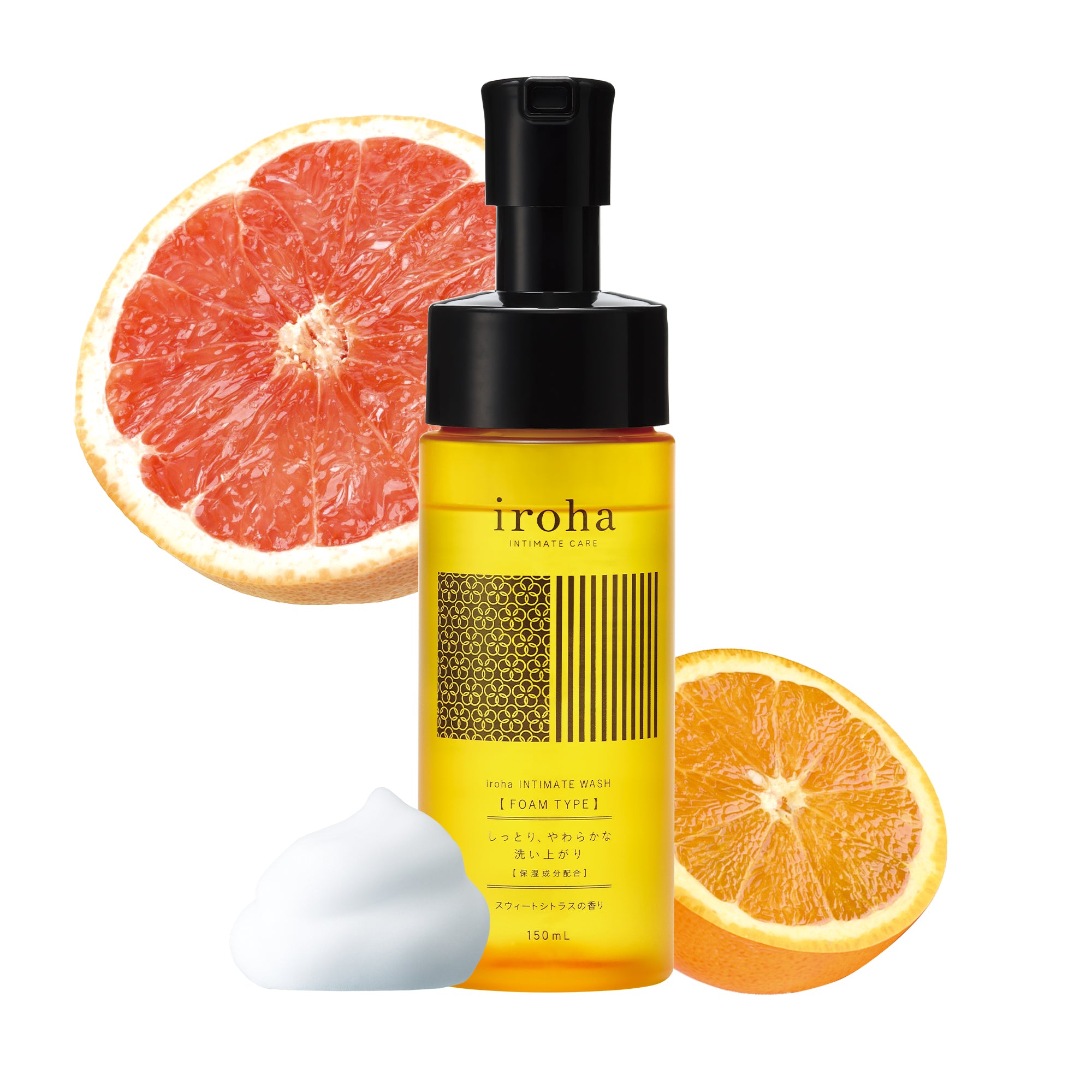 iroha INTIMATE WASH Mousse Intime Agrumes Doux