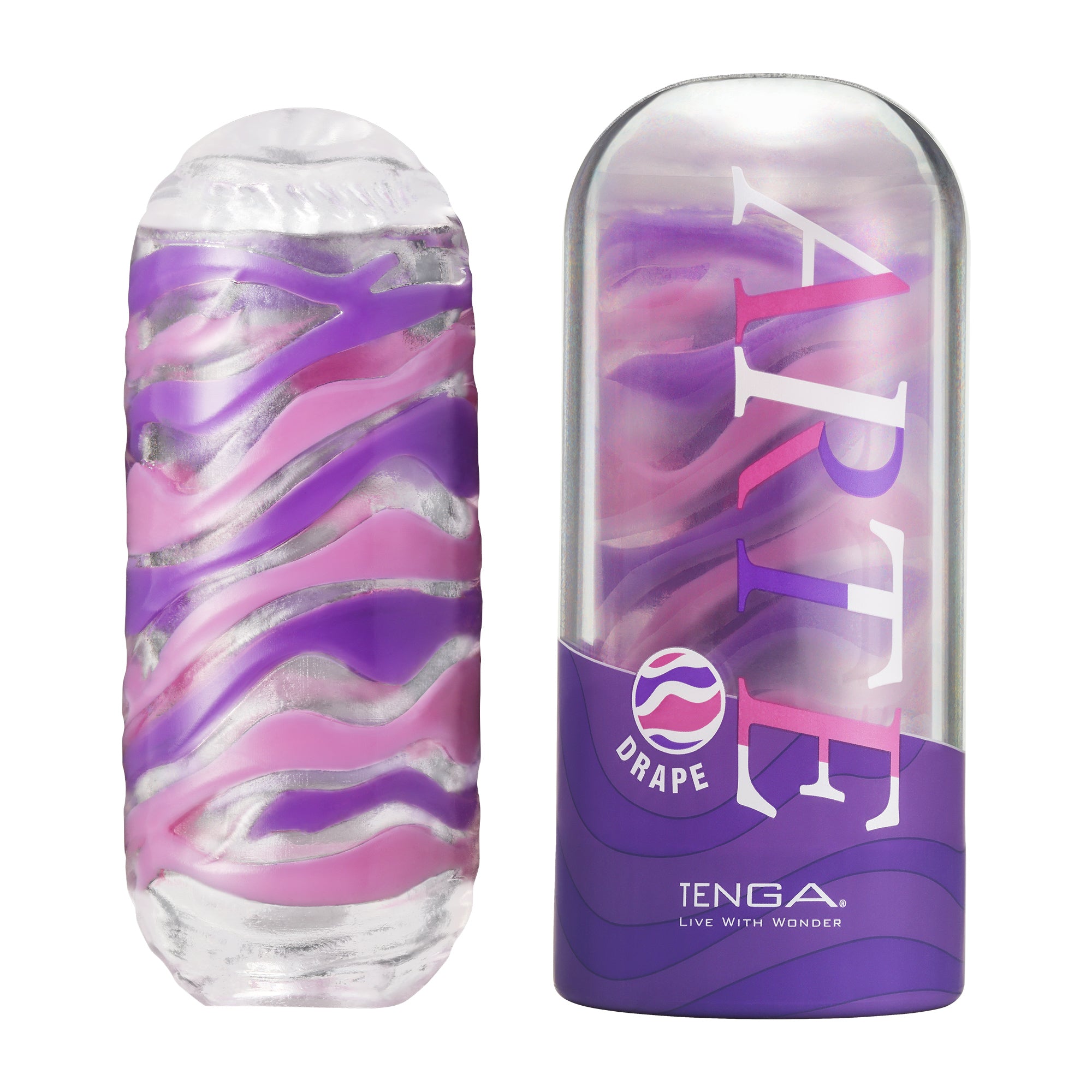 TENGA ARTE WEAVE + DRAPE Masturbateur Lot 2 Réutilisable