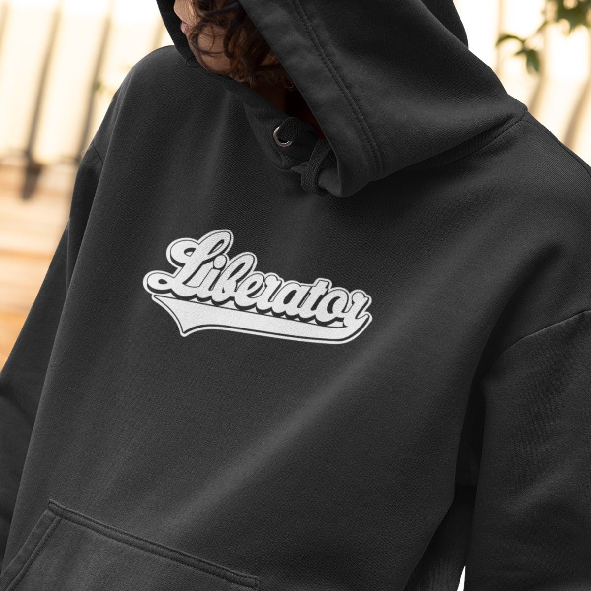 Liberator Baseball Logo Hoodie sweat bleu marine M
