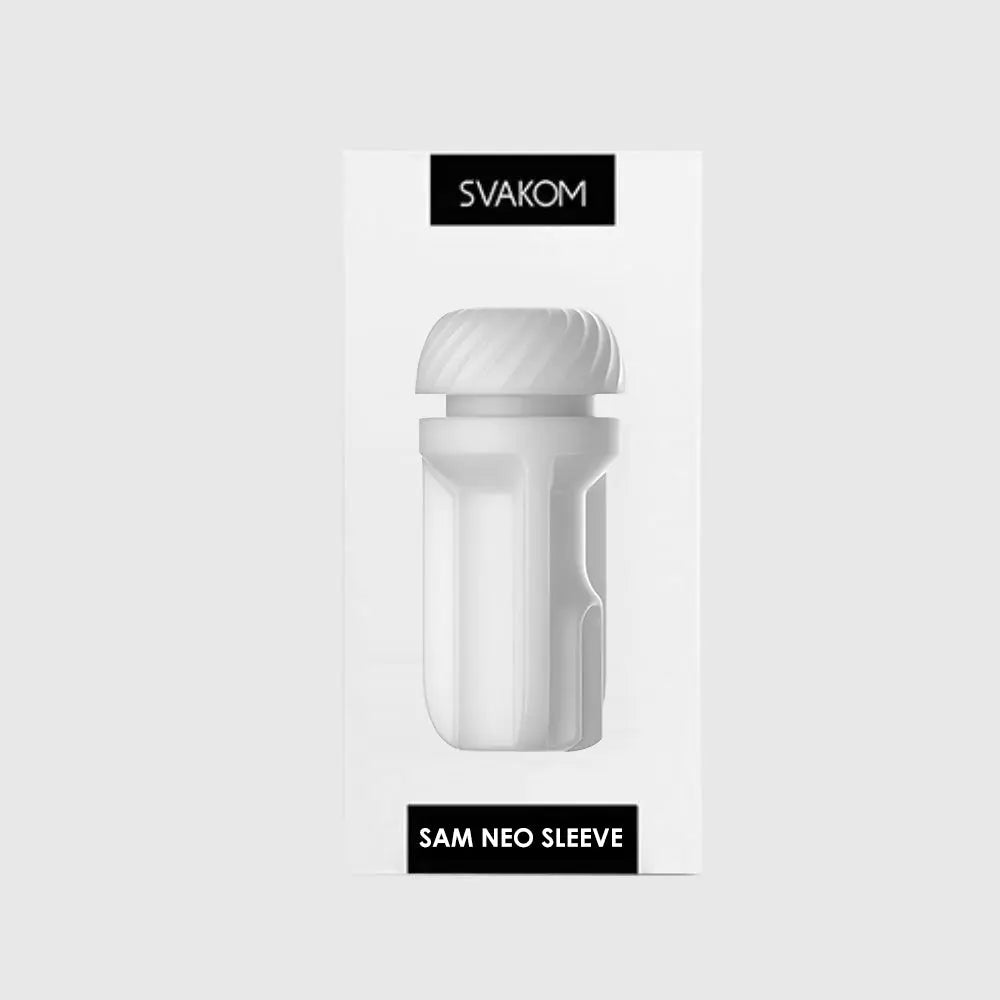 Svakom Sam Neo manchette masturbateur blanc TPE doux
