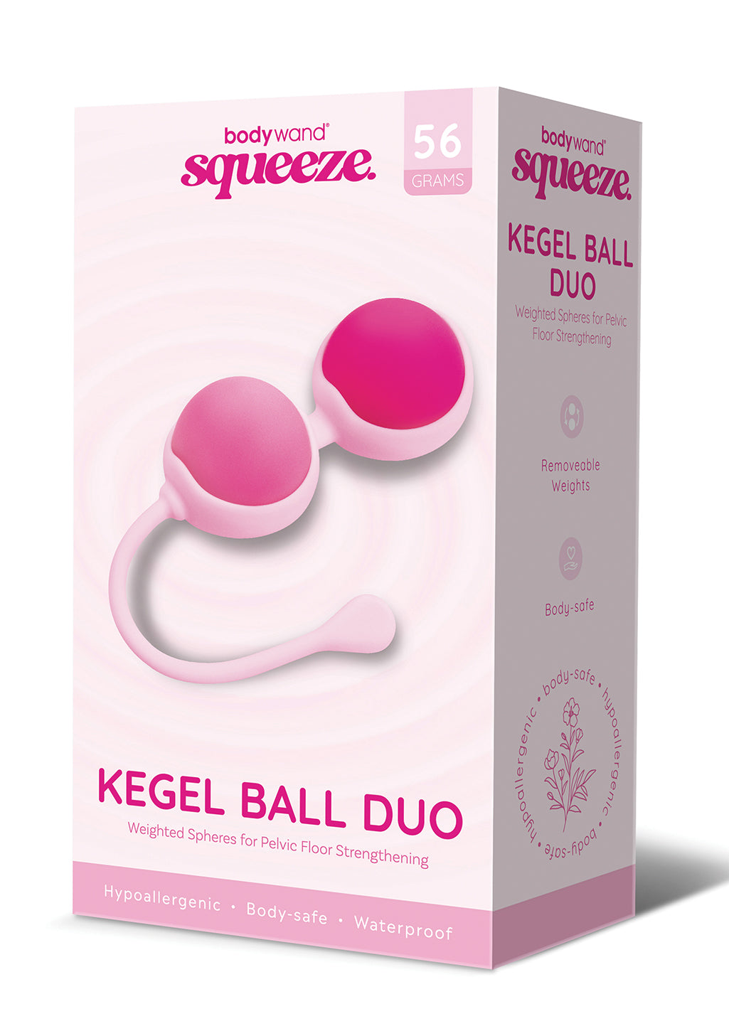 Bodywand Squeeze Duo boules de geisha rose 2x25g