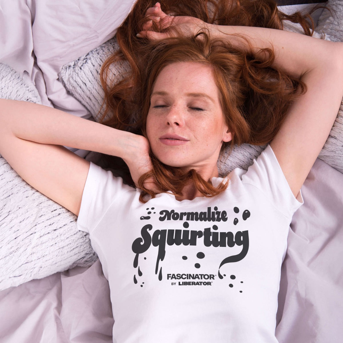 Liberator Normalize Squirting T-Shirt blanc Medium coton