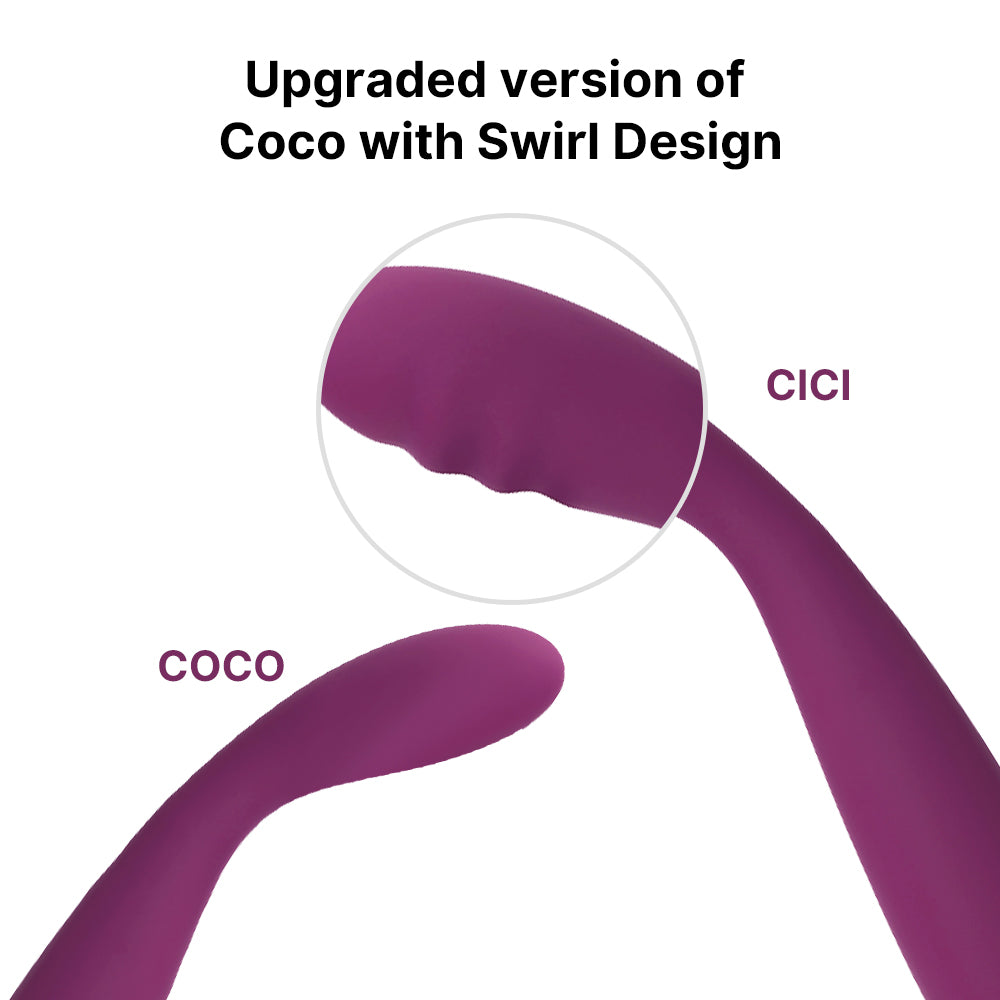 Svakom Coco Upgraded vibromasseur violet silicone