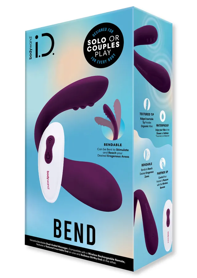 Bodywand Vibes i.D. Bend violet flexible télécommande