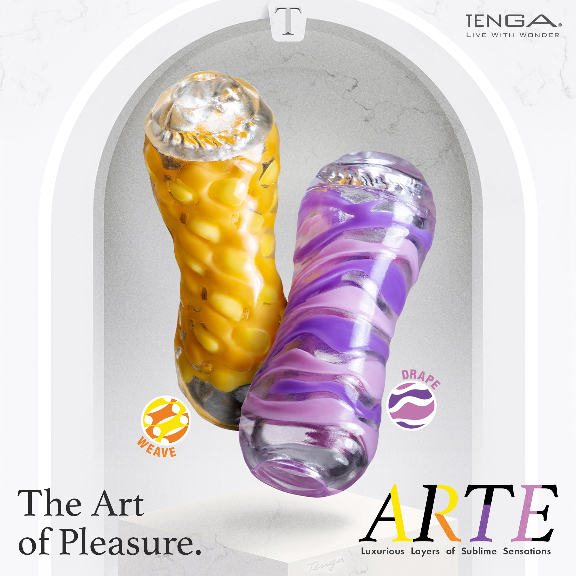Tenga Arte Drape masturbateur réutilisable rubans