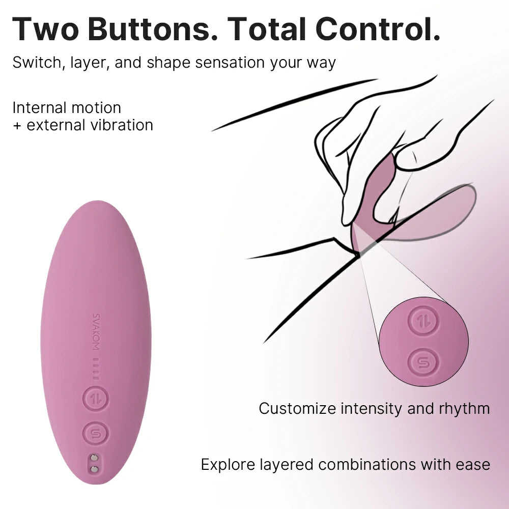 Svakom Erica Plus vibromasseur portable mains libres