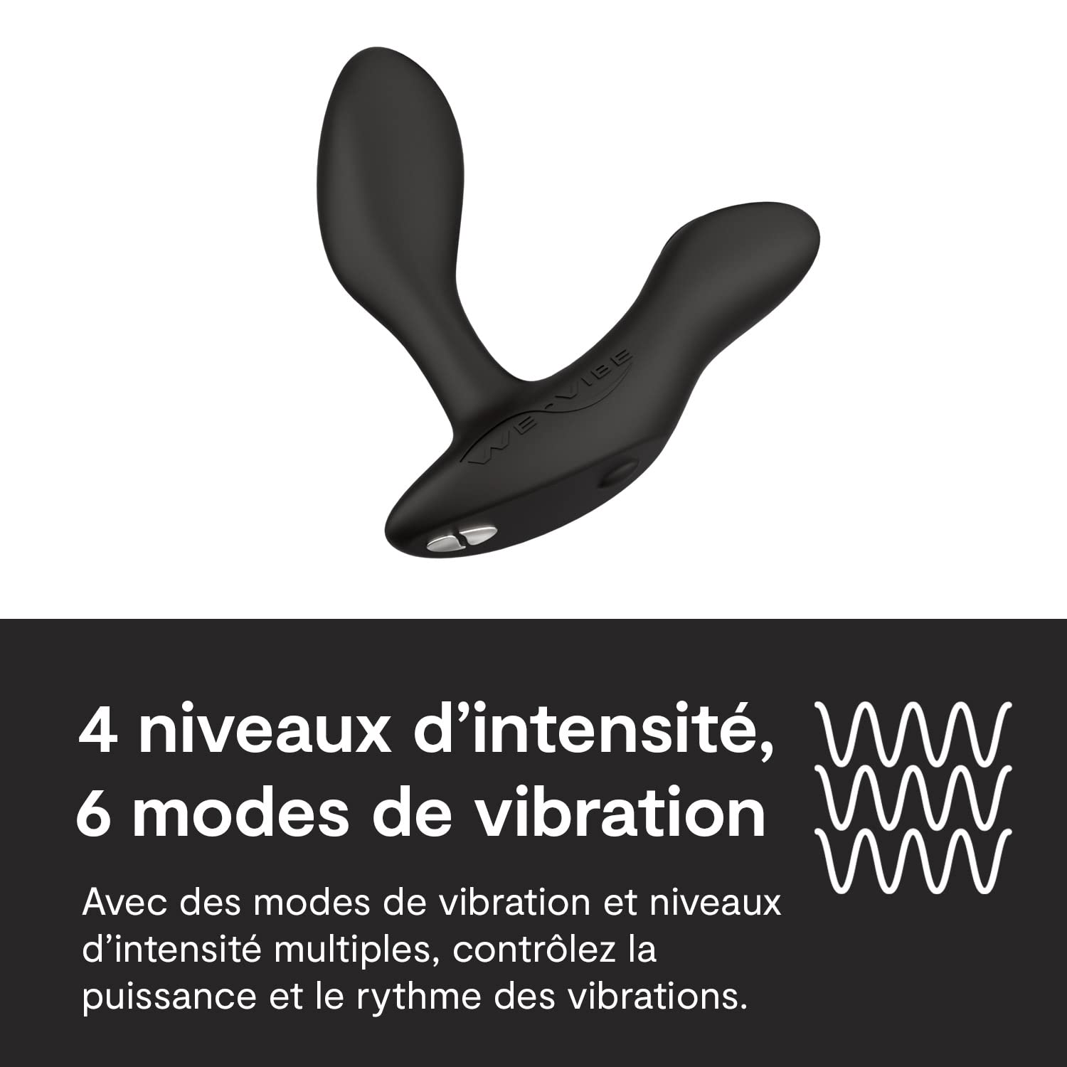 We-Vibe Vector+ stimulateur prostatique Black connecté
