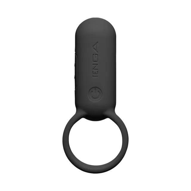 TENGA paiRING Black cockring vibrant rechargeable couple