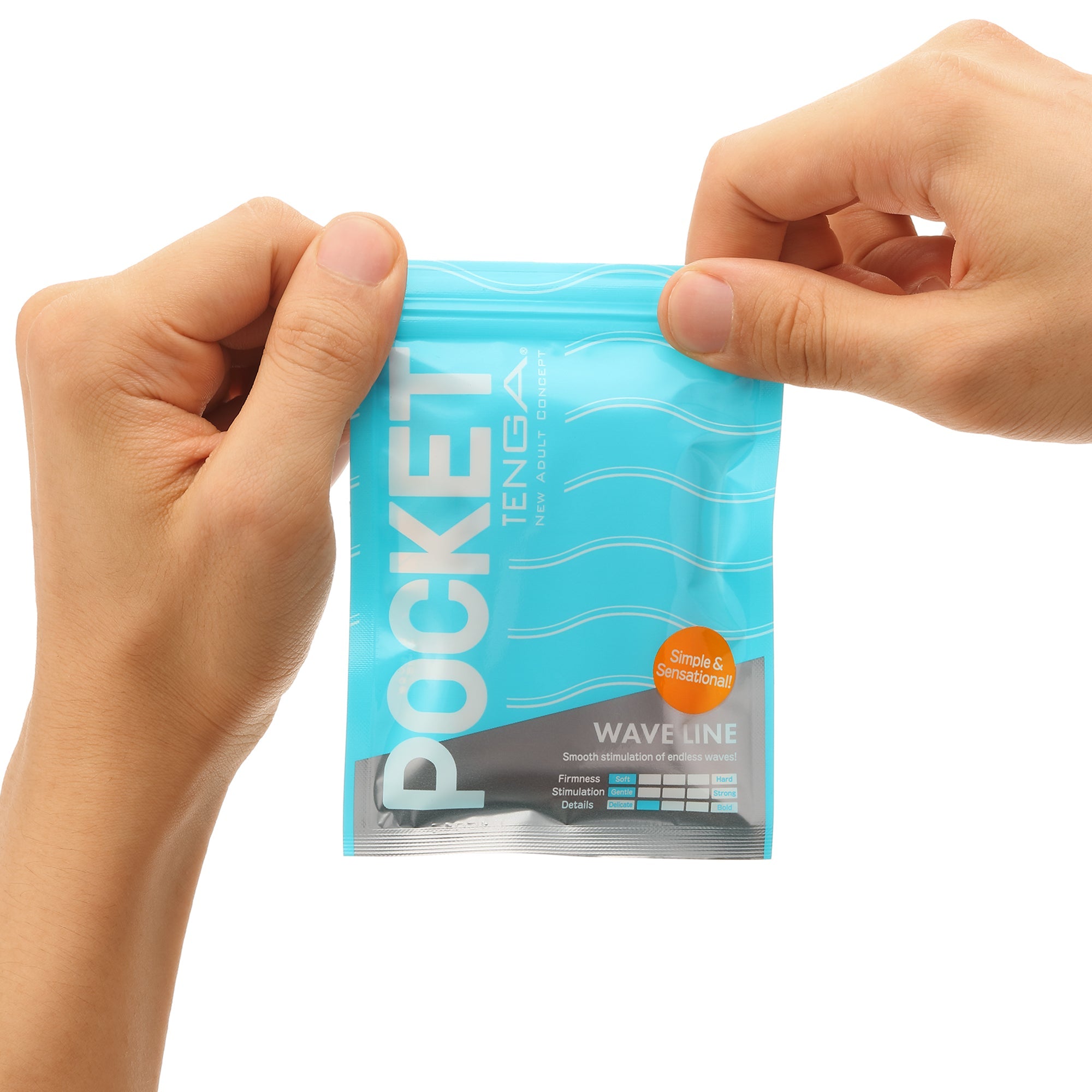 Pocket Tenga Wave Line masturbateur jetable nervuré