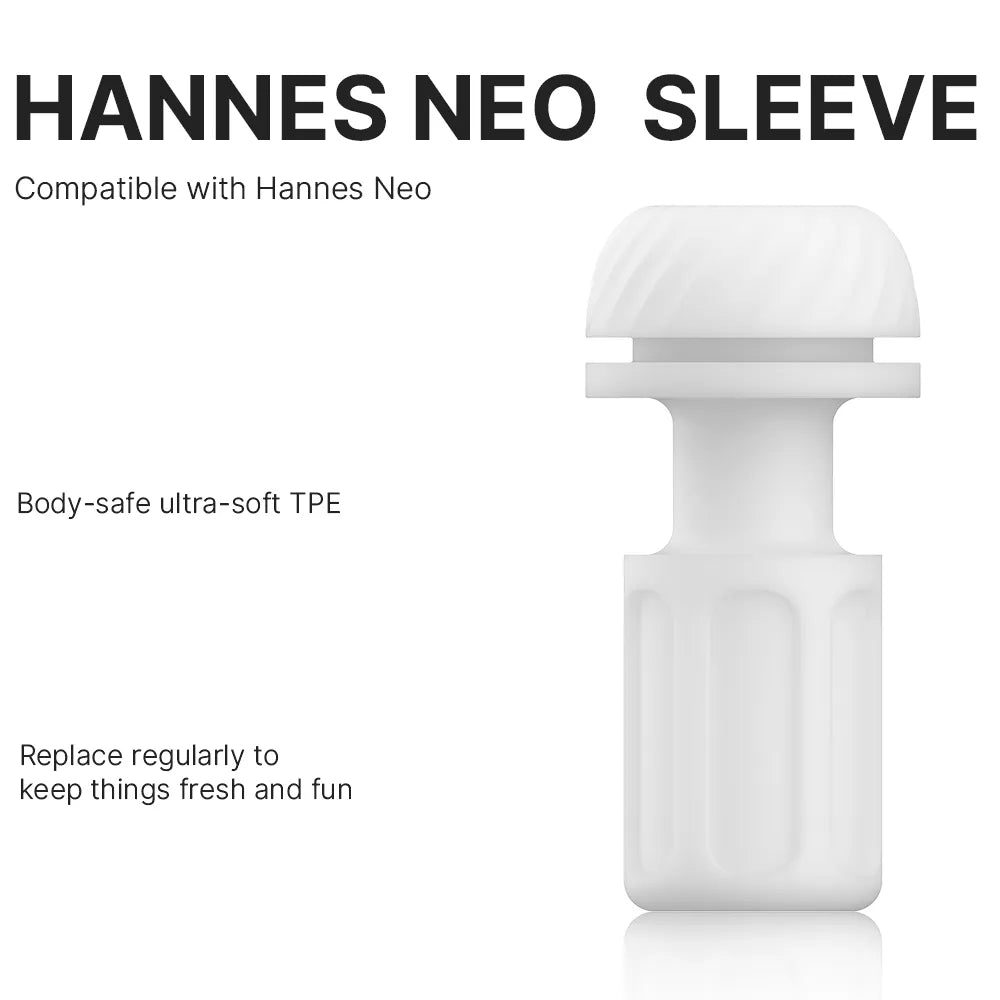 Svakom Hannes Neo manchon masturbateur blanc lait