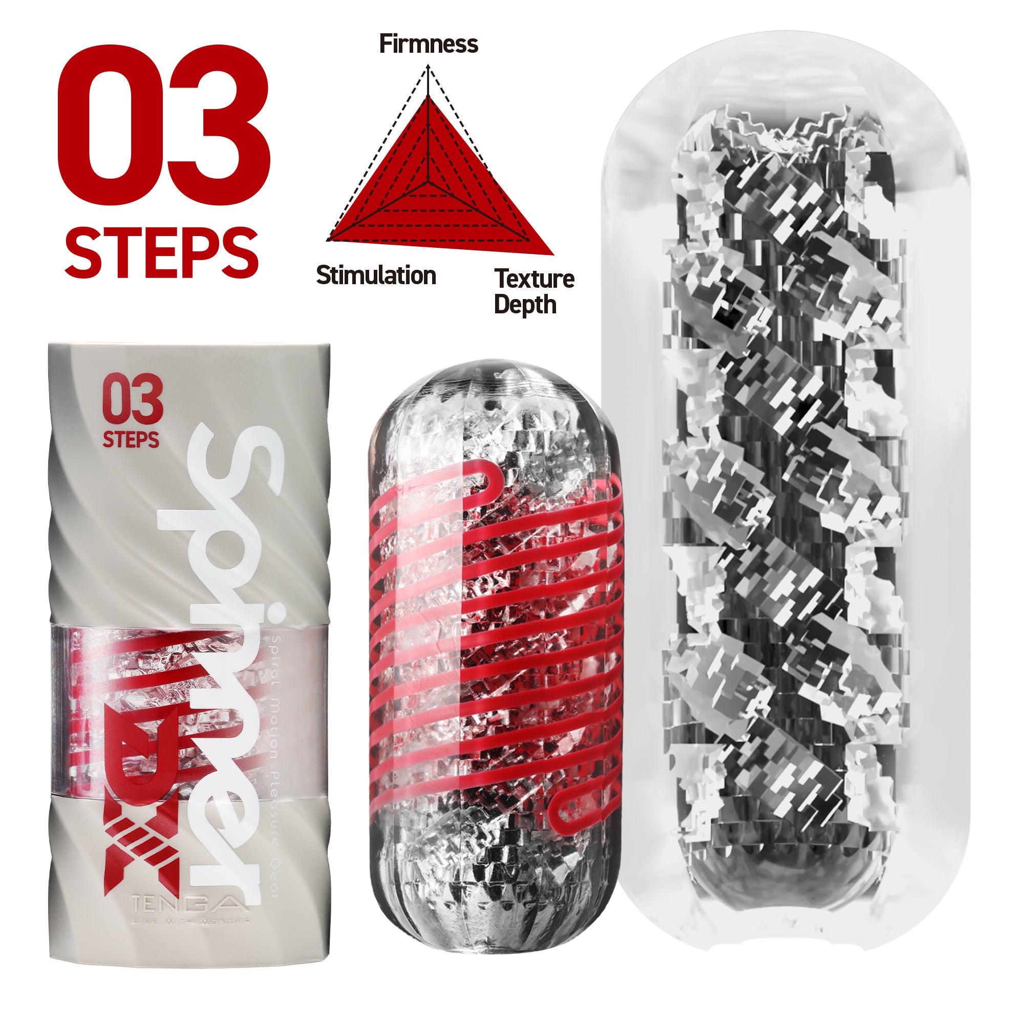 Tenga Spinner DX 03 Steps masturbateur homme