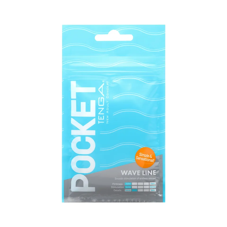 Pocket Tenga Wave Line masturbateur jetable nervuré