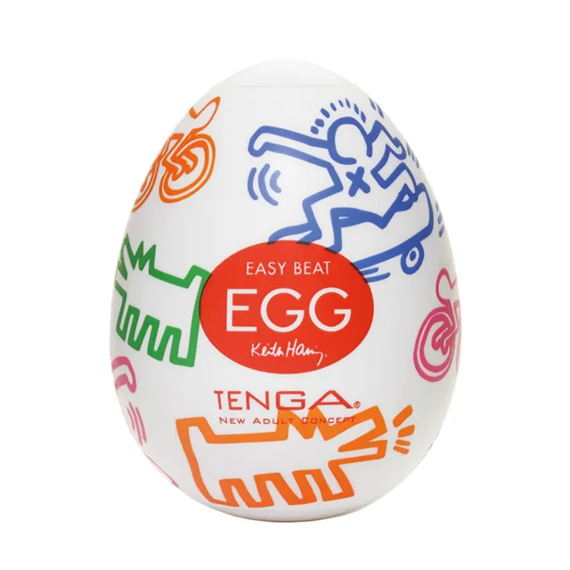 Tenga x Keith Haring Egg Street masturbateur oeuf jetable