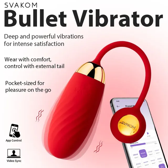 Svakom Ella Neo mini vibro bullet rouge