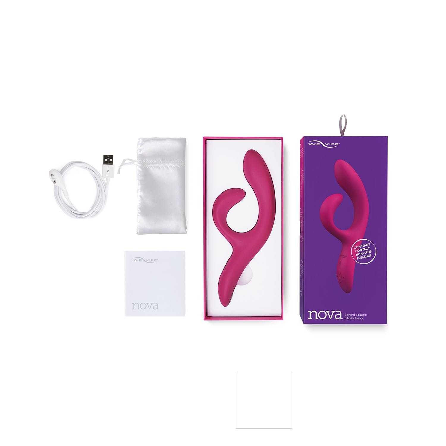 We-Vibe Nova 2 vibromasseur rabbit rose 10 modes