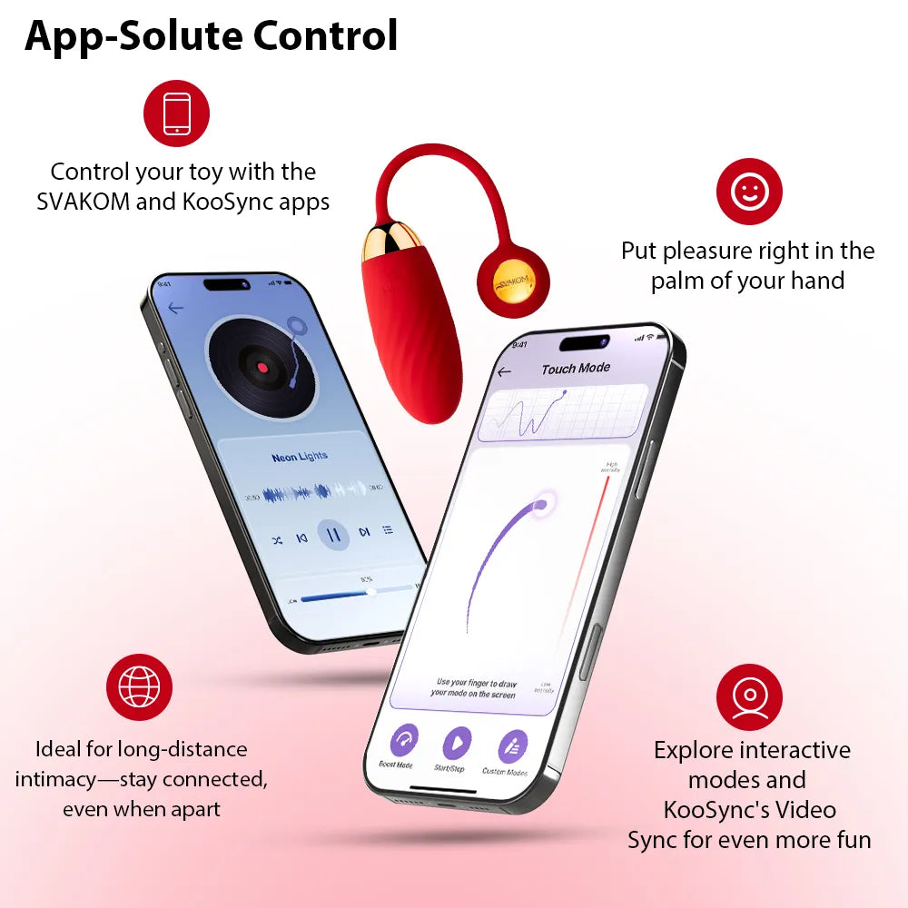 Svakom Ella Neo mini vibro bullet rouge