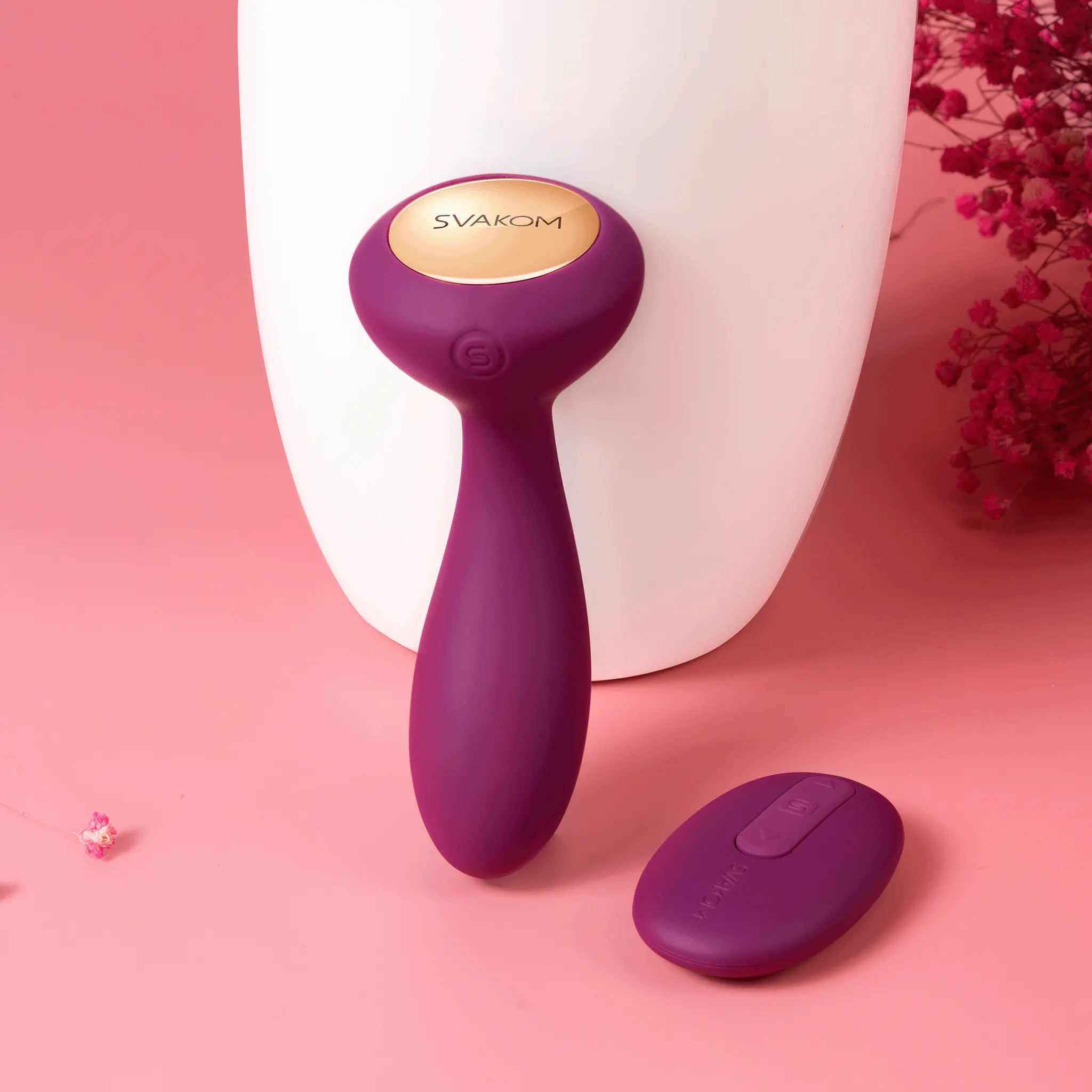 Svakom Julie Vibromasseur Point G Violet Tête Coudée
